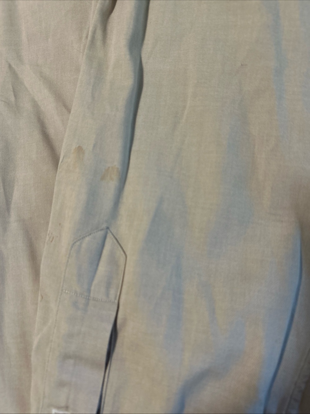 Ralph Lauren Yarmouth Button Down Oxford Shirt 100% Cotton 17 34/35 Sand Color - Picture 4 of 7